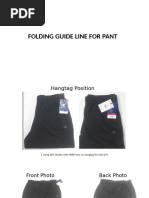 FOLDING GUIDE LINE FOR PANT