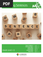 Expanding Sentences Lesson Plan