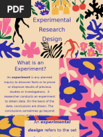 Experimental Research Design