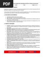 Programa e plano de inspeção das tubulações de GLP em clientes empresariais (1)