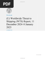  U.S. Navy Office of Naval Intelligence Worldwide Threat to Shipping (WTS) Report, 11 December 2024 - 8 January 2025