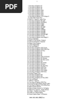 Pandora DX 9800_Game_List