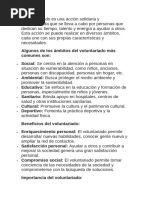 El voluntariado es una acción solidaria y desinteresada que se lleva a cabo por personas que dedican su tiempo - copia