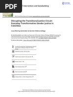 Disrupting the Transitional Justice Circuit Everyday Transformative Gender Justice in Colombia