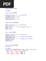 sql query with syntax