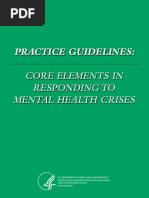 Core Elements Responding to Mental Health Crises