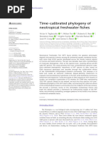 Time-calibrated phylogeny of neotropical freshwater fishes