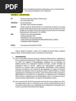 INFORME CAMBIO DE REPRESENTANTE LEGAL DE INTERVENCION ECONOMICA