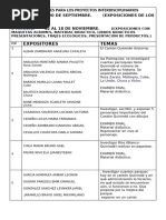 EXPOSICIONES PARA LOS PROYECTOS INTERDISCIPLINARIOS-1