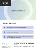 8. Constitutionalism