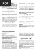 GENPHYSICS I CHEAT SHEET