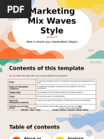 Marketing Mix Waves Style _ by Slidesgo