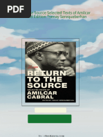 Return to the Source Selected Texts of Amilcar Cabral 2nd Edition Tsenay Serequeberhan All Chapters Instant Download