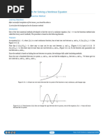 3.03 Bisection Methods for Solving a Nonlinear Equation