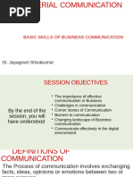 PPT 1 IIM Trichy 2023 Basic Skils of Business Communication.