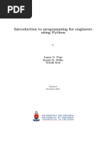 Introduction to Programming for Engineers Using Python(1)