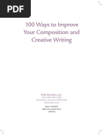 100 Ways to Improve  Your Composition and  Creative Writing