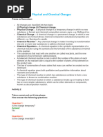 Physical_Chemical Changes