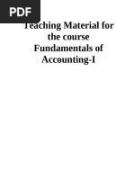 Fundamentals of Accounting CH 1-Chapter 7