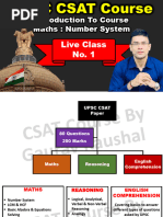 002) (UPSC CSAT PYQs) Live Class 1- Maths - Number Systempdf