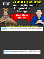 031 UPSC CSAT PYQs Live Class 16 Maths Arithmetic & Geometr