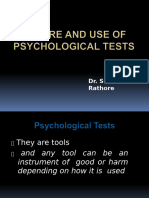 Uses and Scope of Testing