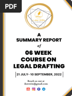 06 Week Course on Legal Drafting by Law Wits