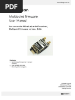 RFD900x Multipoint User Manual V1.1