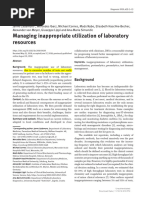 ==2019 Managing Inappropriate Utilization of Laboratory Resources9