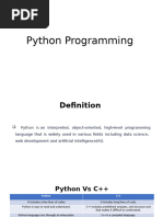 Python Notes Unit 1