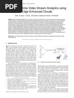 IEEETransactions RealTime Video Stream Analytics Using Edge Enhanced Clouds