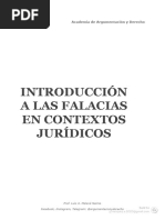 Introducción a Las Falacias en Contextos Jurídicos (Versión Vieja)