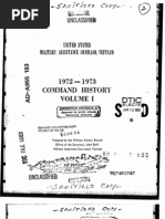 Command History 1972-1973 Volume I