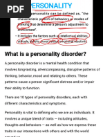 Personality Disorder