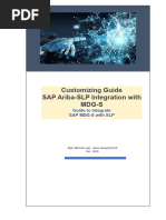 SAP Ariba SLP Integration MDG-S