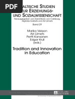 [9783653060614 - Tradition and Innovation in Education] Tradition and Innovation in Education