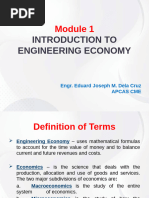 Engineering Economy Module 1