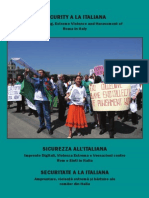 Organizacion Internacionales de Gitanos y Reporte de Lo Que Sucede en Italia