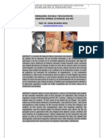 Normalismo, Escuela y Educacion en La Maestra Normal de Manuel Galvez