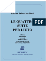 4 Suites para Alaúde - J.S. Bach