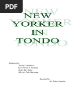 New Yorker in Tondo