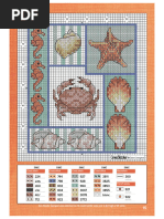 Ocean Shells Cross Stitch Pattern