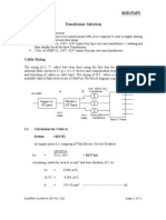 Transformer and DG Set Selection