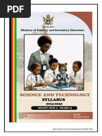 Infant Science and Technology Syllabus