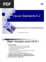 Abuse Standards 6.2 - Operation Manual