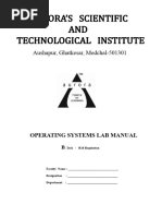 operating systems R18-Lab Manual