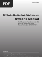 Kito ER2 Owners Manual