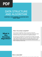 Chapter 8 - Dry Running Algorithm with Trace Table