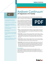 Andover Continuum IO Module Expansion