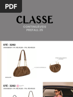 CLASSE -PRE FALL 25 - CONTINUÁVEIS FEM. - COM PREÇO